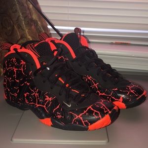 black and orange foam posites